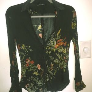 XS Floral Zara Shirt